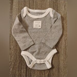 Burt's Bees Long Sleeve Preemie Onesie